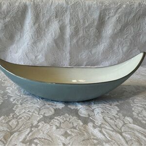 Lenox Relish Gray and Cream Ceramic Dish